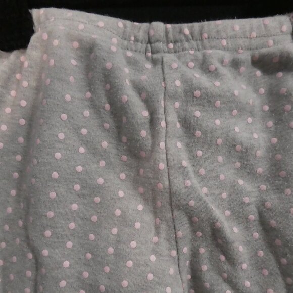HARTSTRINGS | 18 months | Grey Pants | Pink Polka Dots | Ruffle Hem | Pink Bow - Picture 9 of 12
